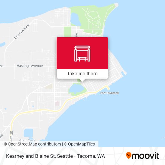 Kearney and Blaine St map