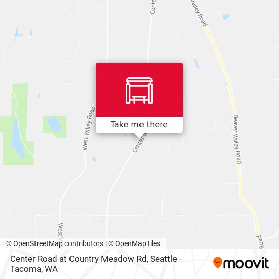Mapa de Center Road at Country Meadow Rd
