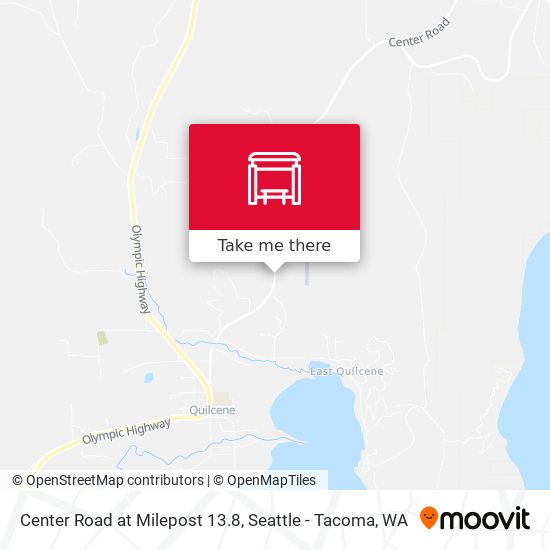 Center Road at Milepost 13.8 map