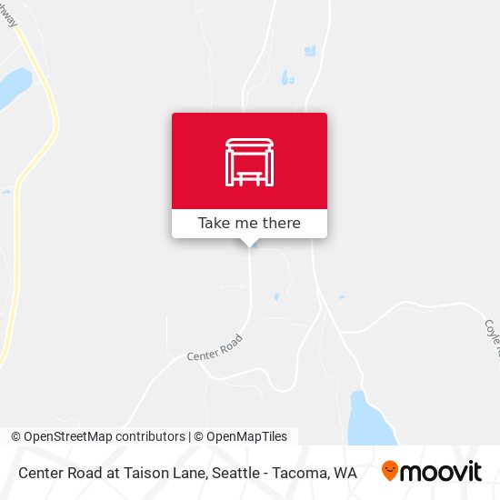 Center Road at Taison Lane map