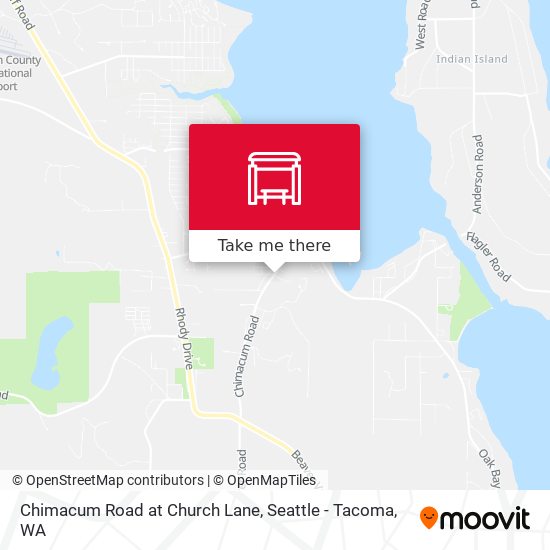 Mapa de Chimacum Road at Church Lane