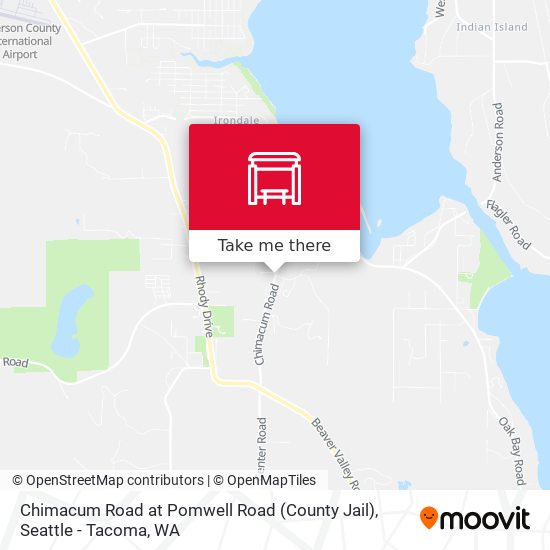 Chimacum Road at Pomwell Road (County Jail) map