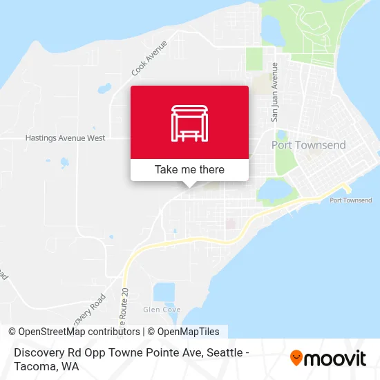 Discovery Rd Opp Towne Pointe Ave map