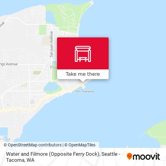 Water and Filmore (Opposite Ferry Dock) map