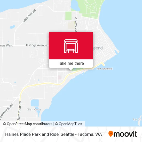 Mapa de Haines Place Park and Ride