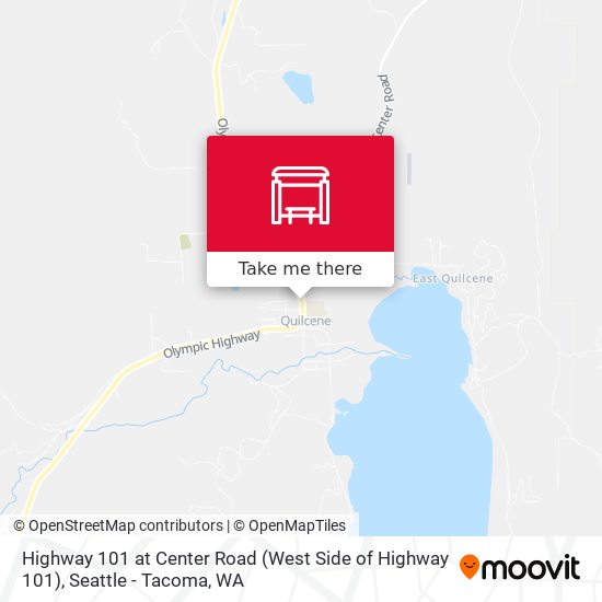 Highway 101 at Center Road (West Side of Highway 101) map