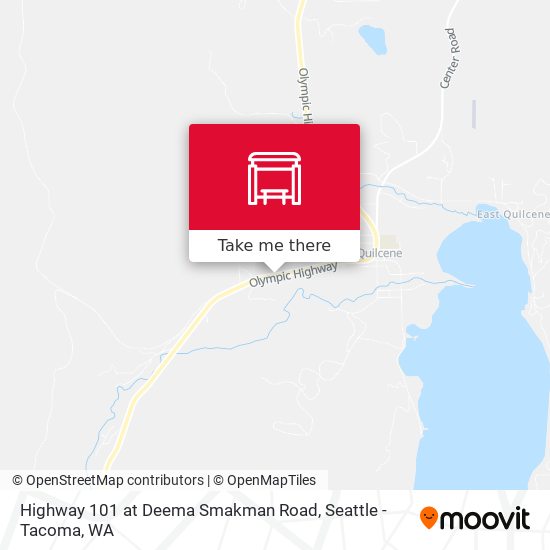 Highway 101 at Deema Smakman Road map