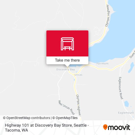 Highway 101 at Discovery Bay Store map