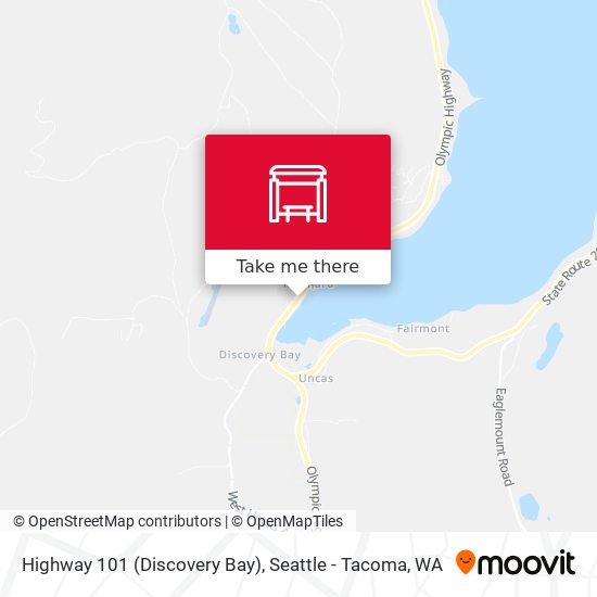 Highway 101 (Discovery Bay) map