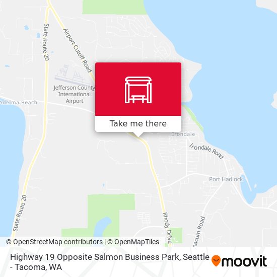 Highway 19 Opposite Salmon Business Park map