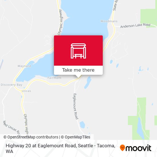 Highway 20 at Eaglemount Road map