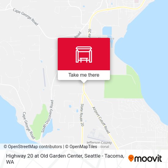 Mapa de Highway 20 at Old Garden Center