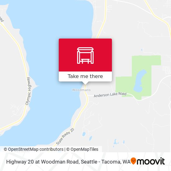 Highway 20 at Woodman Road map