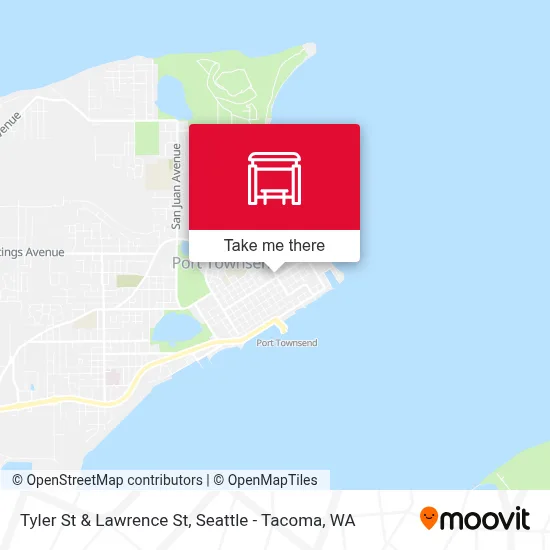 Tyler St & Lawrence St map