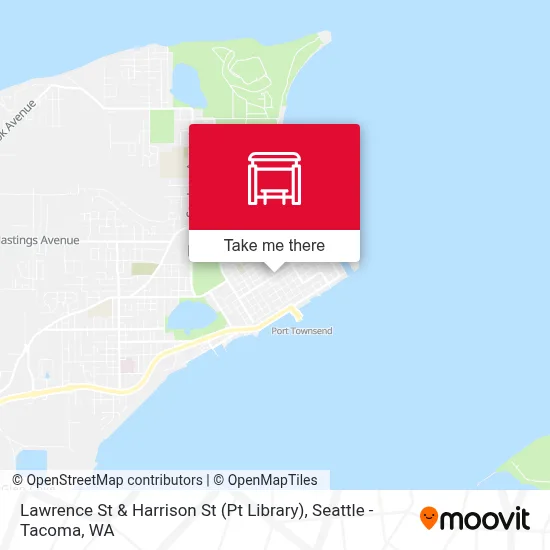 Lawrence St & Harrison St (Pt Library) map