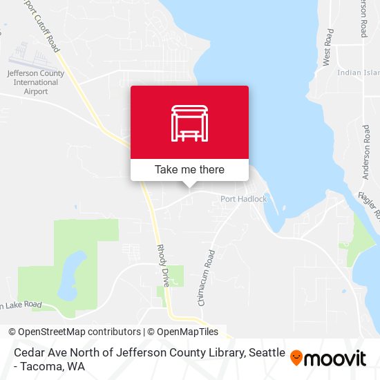 Cedar Ave North of Jefferson County Library map