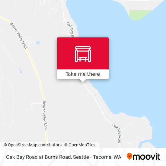 Mapa de Oak Bay Road at Burns Road