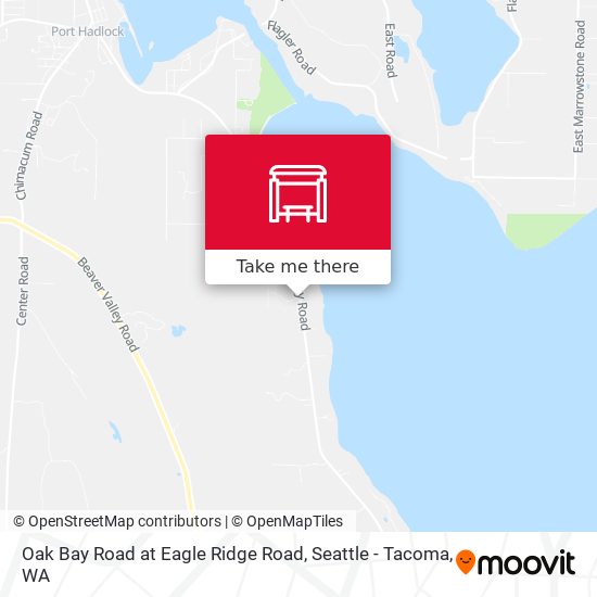 Oak Bay Road at Eagle Ridge Road map