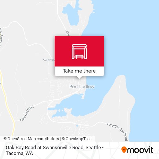 Oak Bay Road at Swansonville Road map