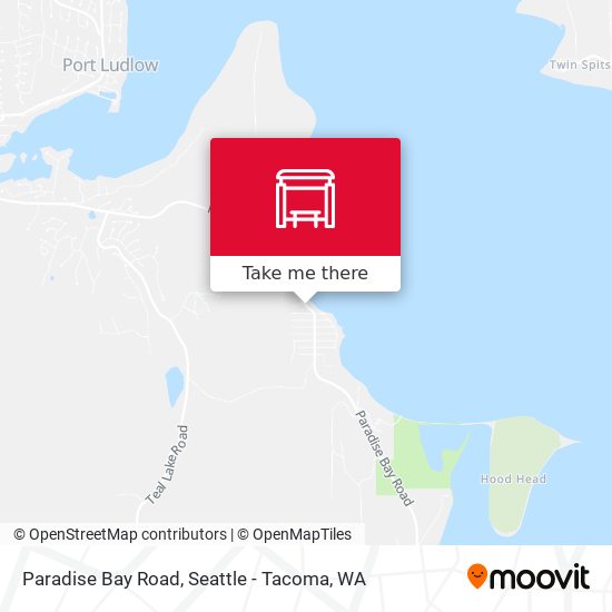 Paradise Bay Road map