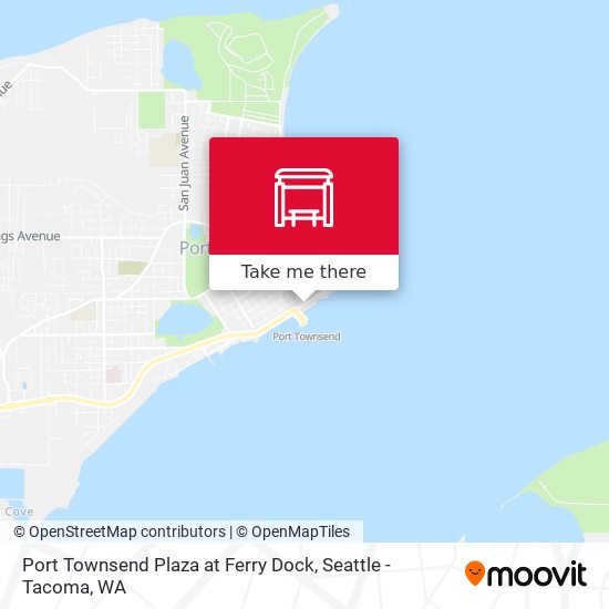 Mapa de Port Townsend Plaza at Ferry Dock