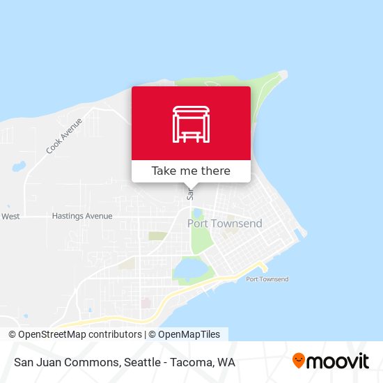 San Juan Commons map