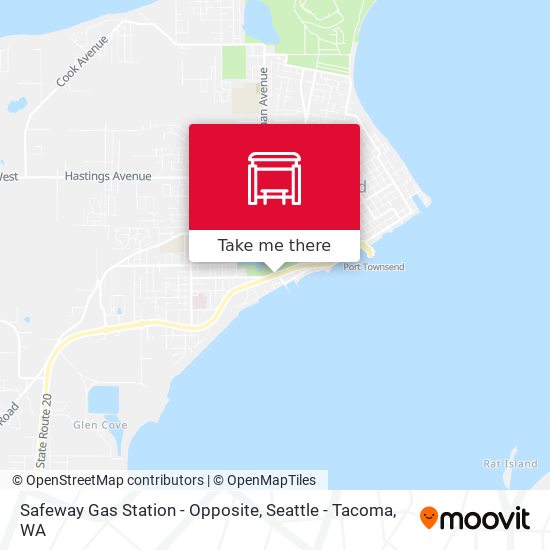 Mapa de Safeway Gas Station - Opposite