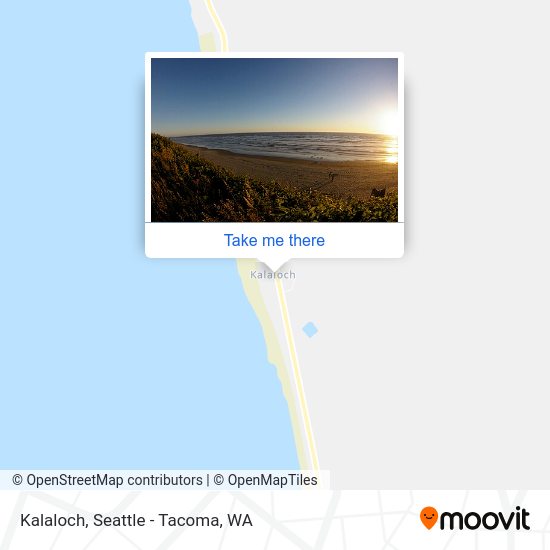 Mapa de Kalaloch