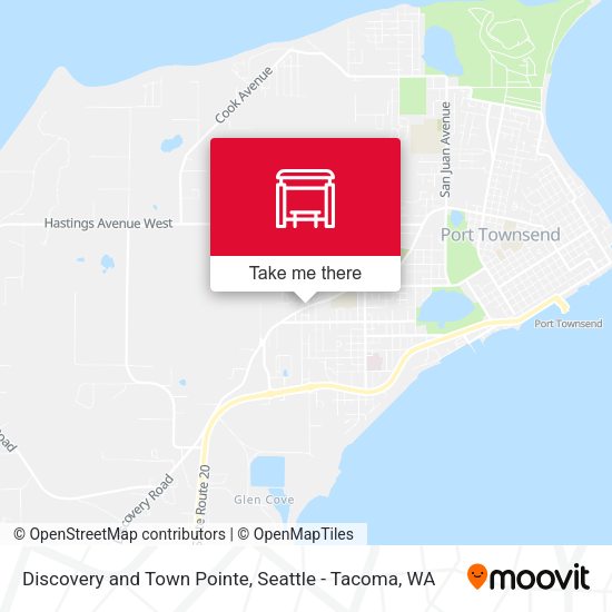 Discovery and Town Pointe map