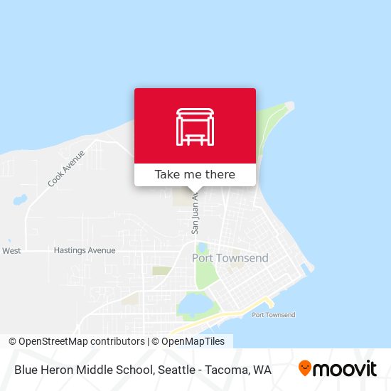 Blue Heron Middle School map
