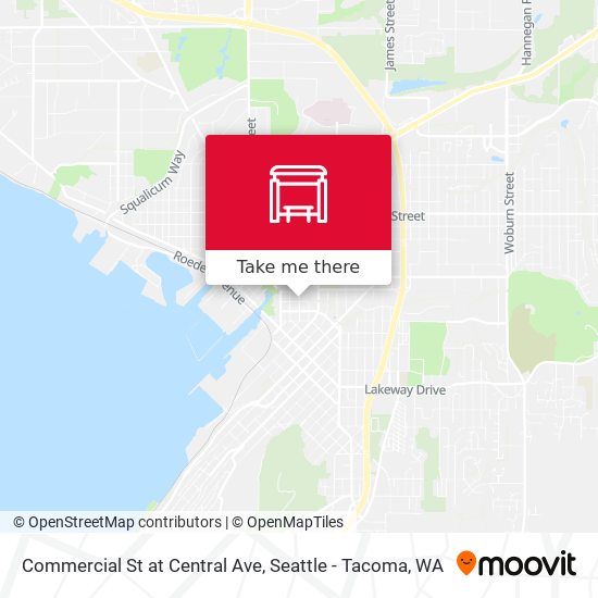 Commercial St at Central Ave map