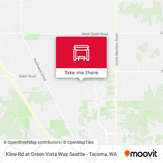 Kline Rd at Green Vista Way map