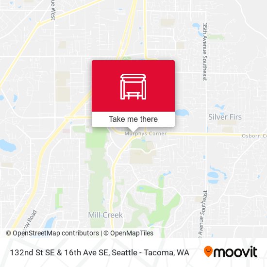 132nd St SE & 16th Ave SE map