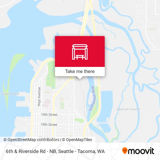 Mapa de 6th & Riverside Rd - NB