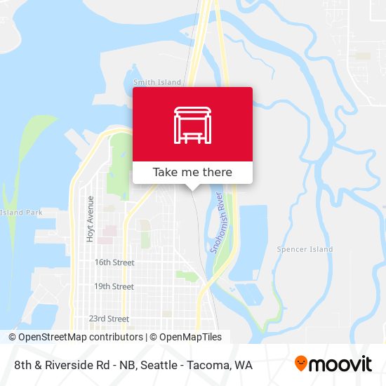 8th & Riverside Rd - NB map