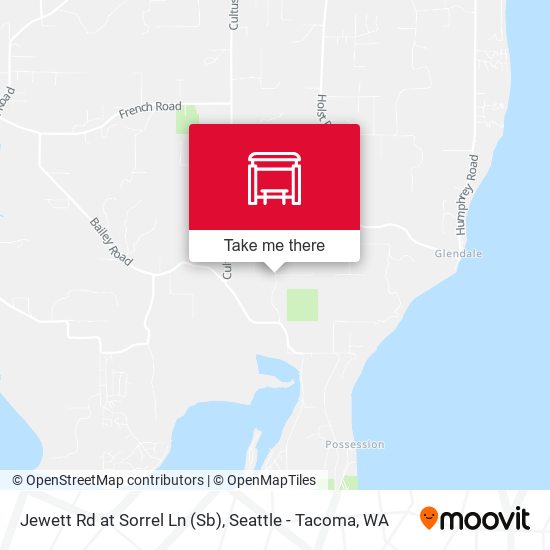Jewett Rd at Sorrel Ln (Sb) map