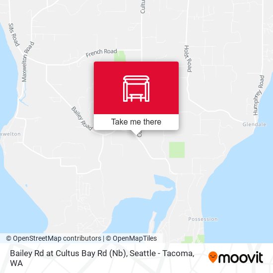 Bailey Rd at Cultus Bay Rd (Nb) map
