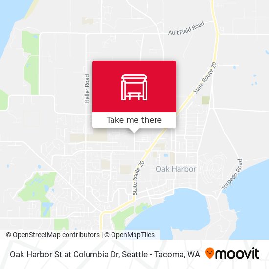 Oak Harbor St at Columbia Dr map