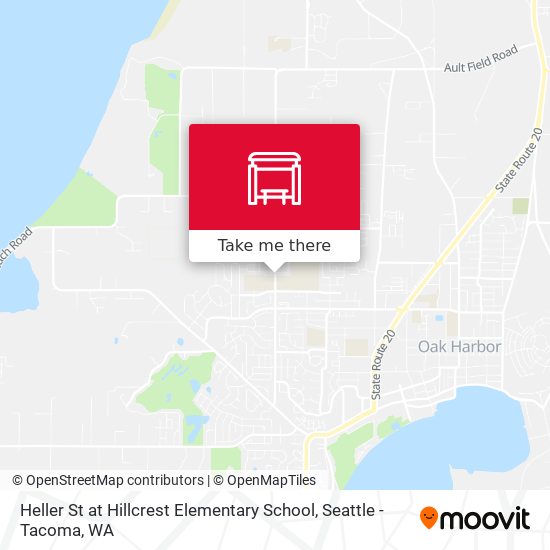 Heller St at Hillcrest Elementary School map