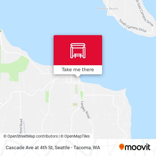 Mapa de Cascade Ave at 4th St