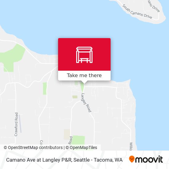 Mapa de Camano Ave at Langley P&R