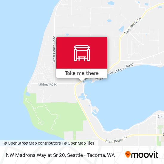 NW Madrona Way at Sr 20 map