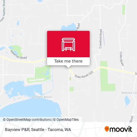 Bayview P&R map