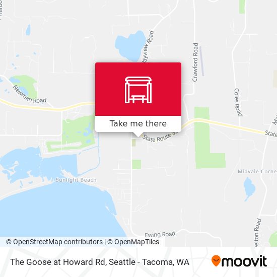 The Goose at Howard Rd map