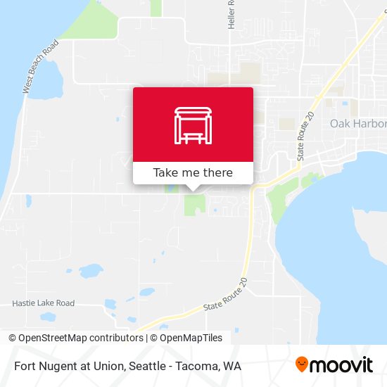 Fort Nugent at Union map