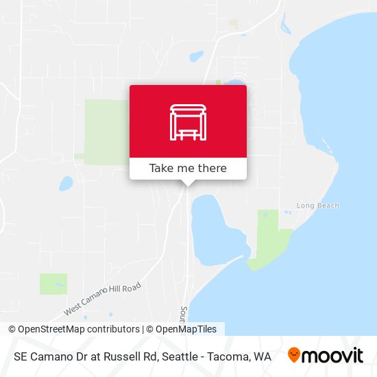 Mapa de SE Camano Dr at Russell Rd