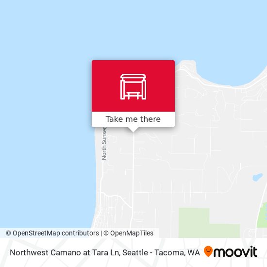 Northwest Camano at Tara Ln map