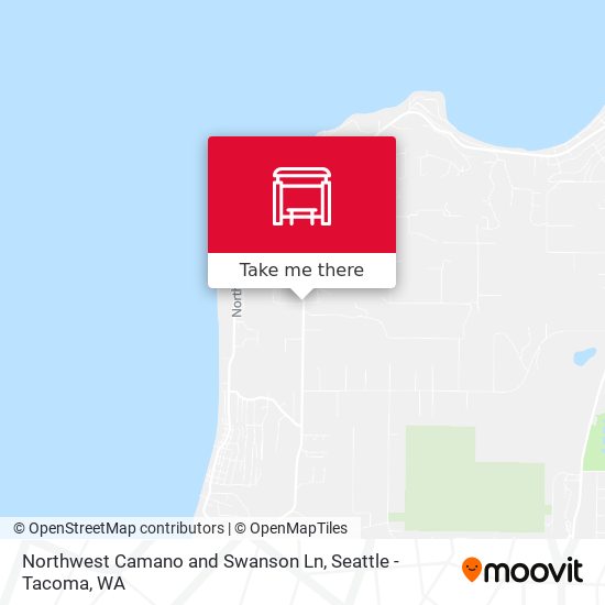 Northwest Camano and Swanson Ln map