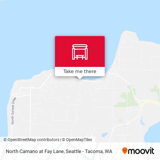 North Camano at Fay Lane map