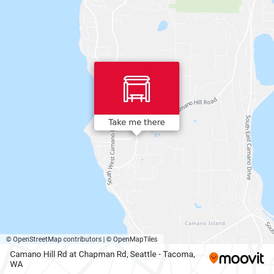 Mapa de Camano Hill Rd at Chapman Rd